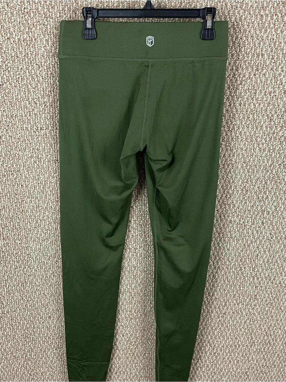 Born Primitive Leggings Women’s Small Green Yoga Gym Workout Nylon Stretch T94
